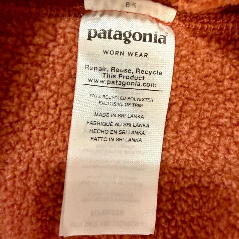 Patagonia Women’s Better Sweater Quarter Zip Heather Orange | S - Picture 5 of 7